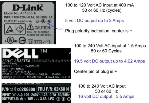 picture of wall power supply